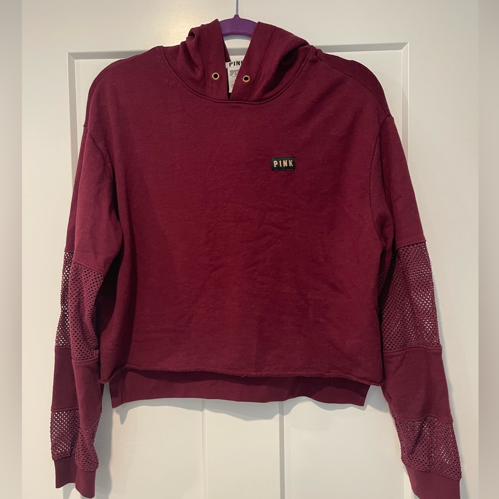 PINK crop sweatshirt